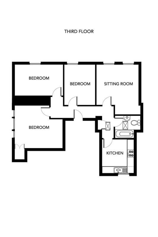 Beautiful Character 3 Bed City Centre Apartment Bath Exterior foto